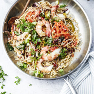 Pad thai crevettes
