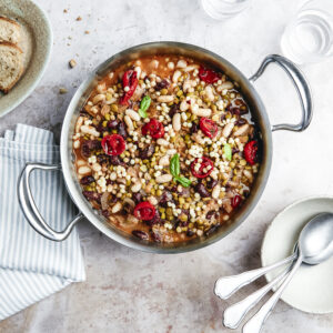 Pistou de légumes et fregola