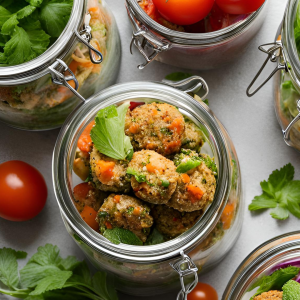 Falafels + boulgour et légumes mijotés
