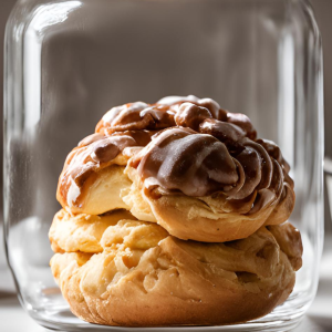 Gros Choux Praliné, Abricot, Menthe