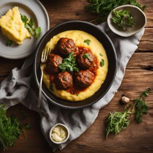 Boulettes de Bœuf et Polenta