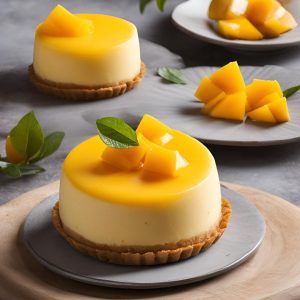 Ingrédients : Deli Cheesecake (Fromage [LAIT] (30%), eau, sucre, sirop de glucose, OEUFS entiers, blanc d’ŒUF, amidon modifié (E1442), épaississants (cellulose microcristalline (E460i), carboxyméthylcellulose (E466), gomme xanthane (E415)), acidifiant (acide lactique (E270)), arôme naturel, émulsifiant (mono et di glycérides d’acides gras (E471)), conservateur (sorbate de potassium (E202)), sel, antioxydants (extrait de romarin (E392), extrait riche en tocophérols (E306)) ), Morceaux de mangue. Contient : Oeufs, Lait. Peut contenir les traces de : Céréales contenant du gluten (avoine, blé, épeautre, kamut, orge, seigle).