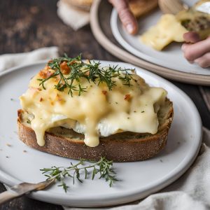 Tartine gourmande façon raclette