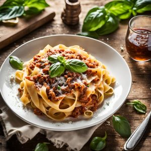 tagliatelles bolognaise