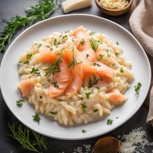 Risotto de Coquillettes au Saumon Fumé